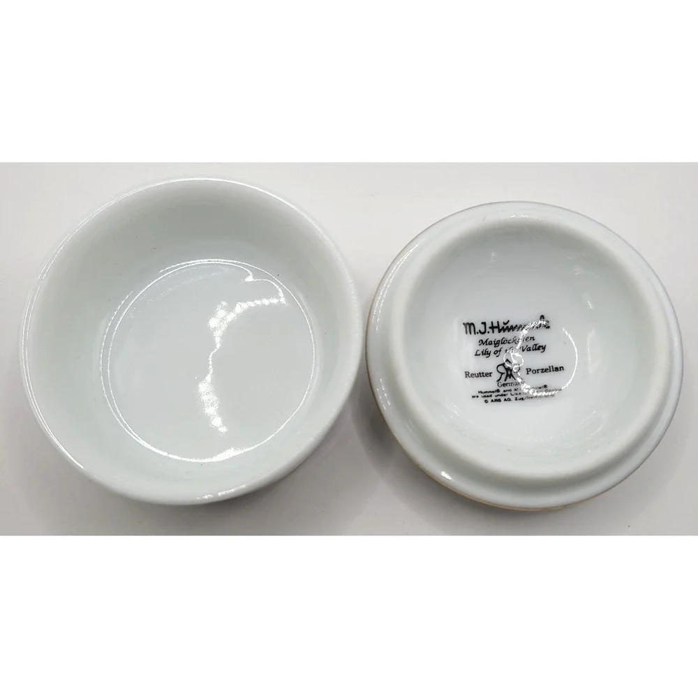 MJ Hummel Trinket Box Porcelain Maiglockchen Lily of the Valley